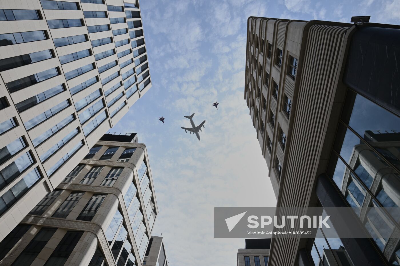 Russia WWII Victory Parade Rehearsal