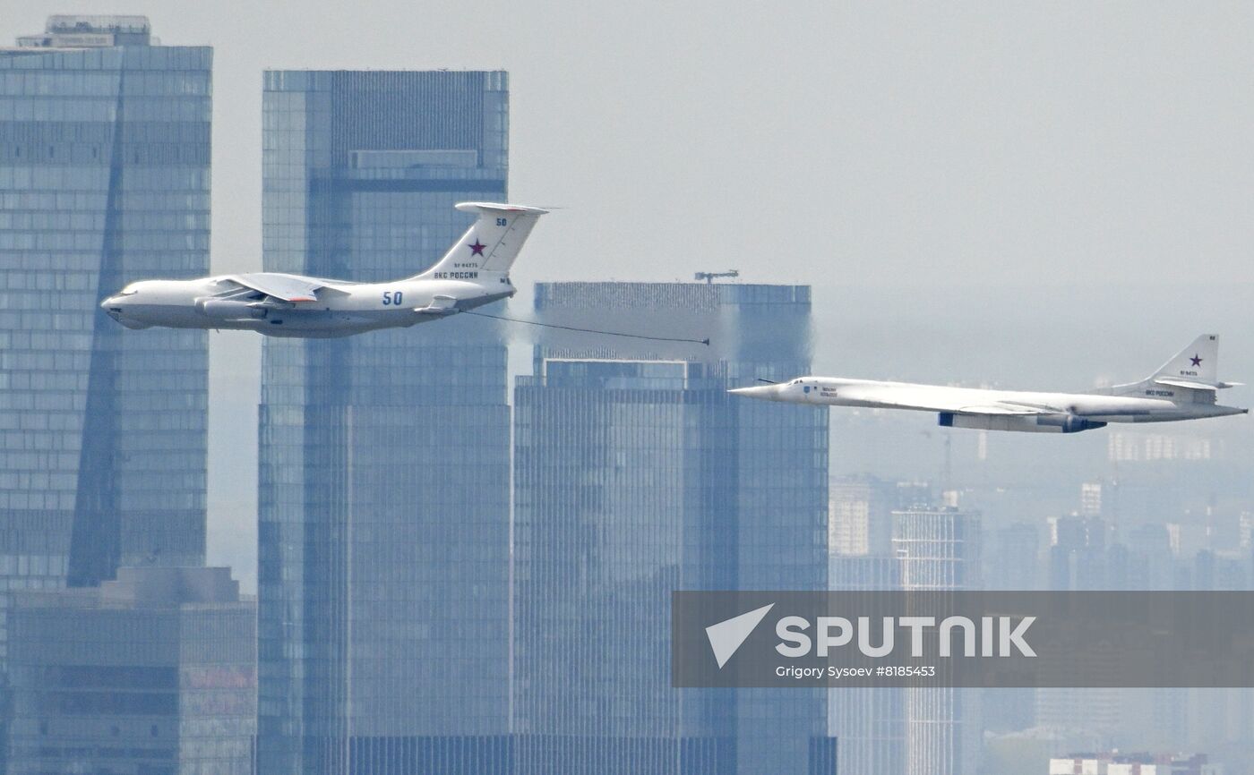 Russia WWII Victory Parade Rehearsal
