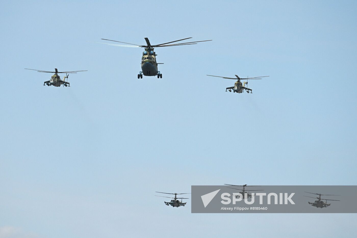 Russia WWII Victory Parade Rehearsal