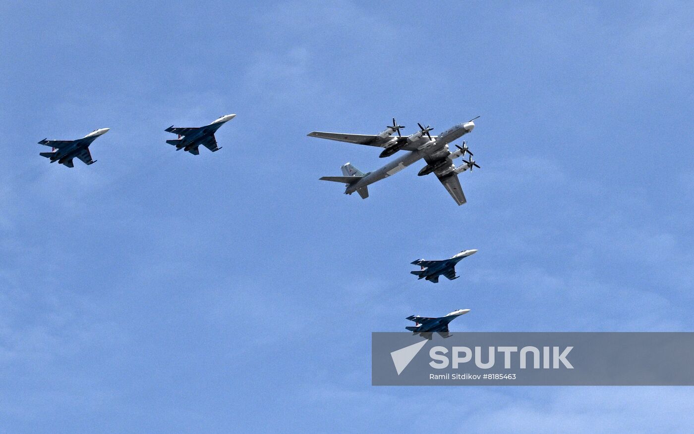 Russia WWII Victory Parade Rehearsal