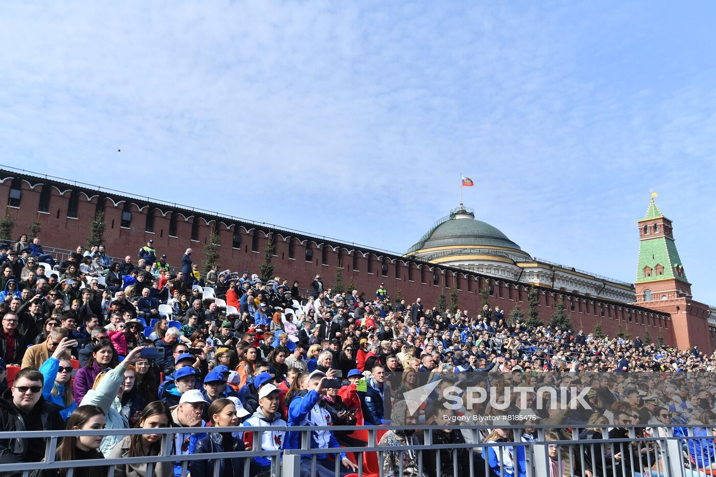 Russia WWII Victory Parade Rehearsal