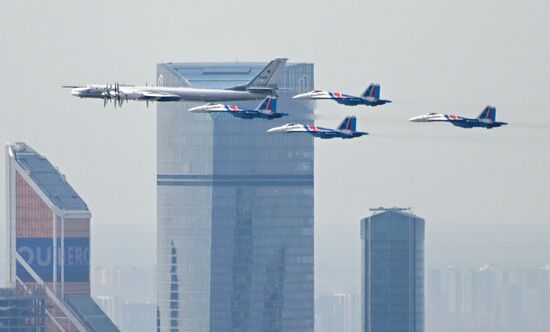 Russia WWII Victory Parade Rehearsal