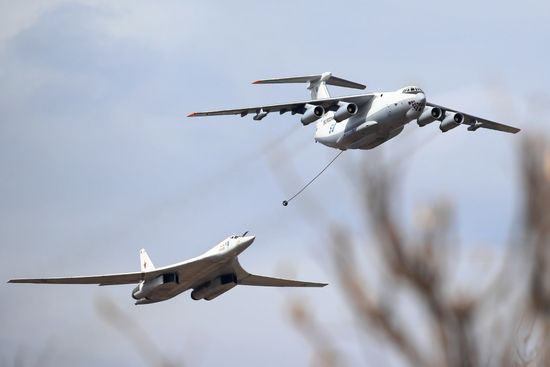 Russia WWII Victory Parade Rehearsal