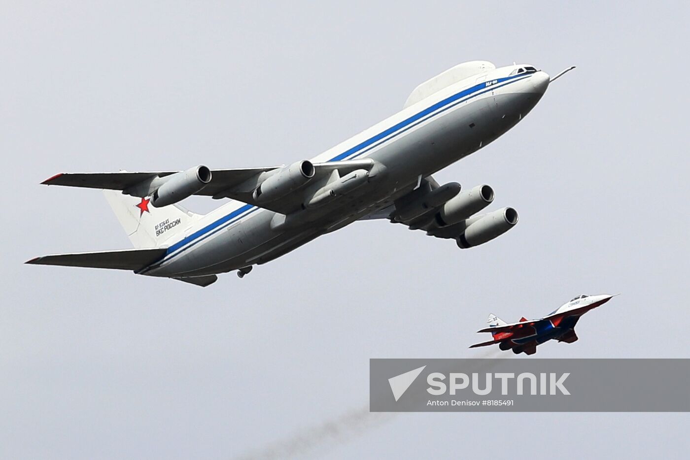 Russia WWII Victory Parade Rehearsal