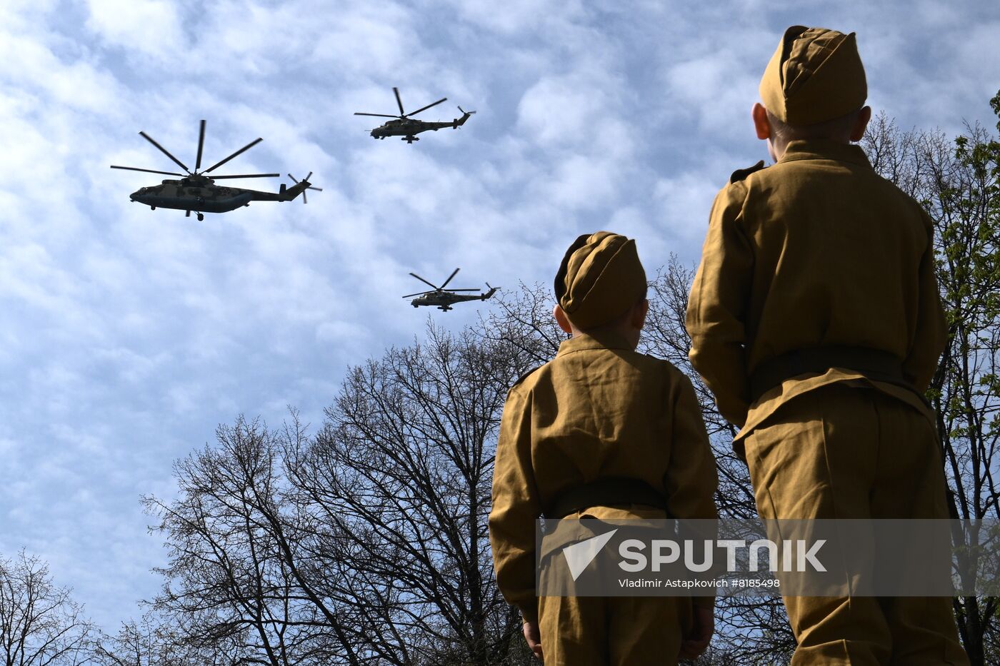 Russia WWII Victory Parade Rehearsal