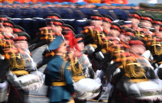 Russia WWII Victory Parade Rehearsal