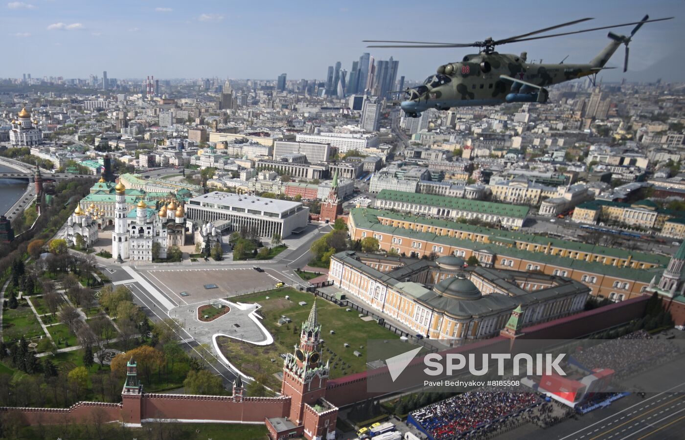 Russia WWII Victory Parade Rehearsal