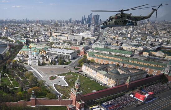 Russia WWII Victory Parade Rehearsal
