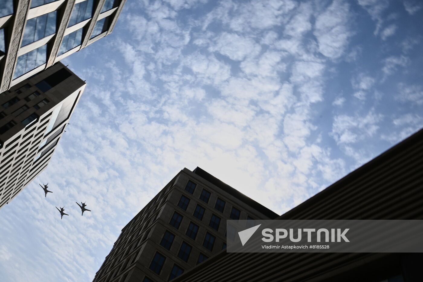 Russia WWII Victory Parade Rehearsal