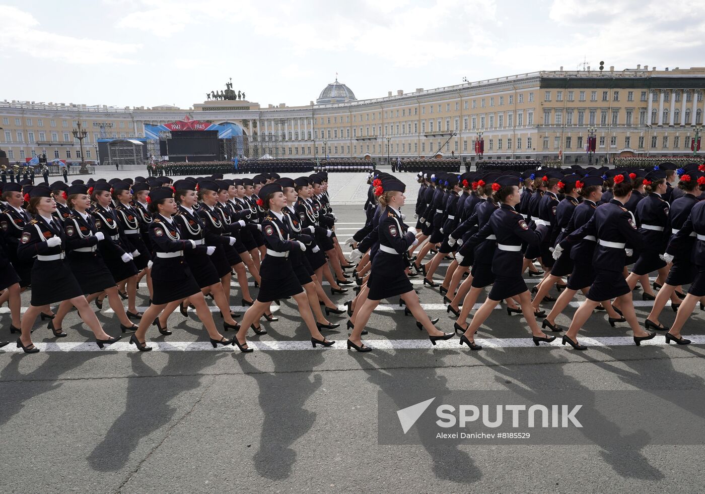 Russia Regions WWII Victory Parade Rehearsal