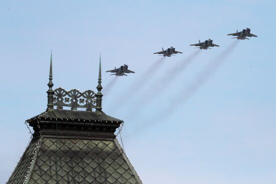 Russia WWII Victory Parade Rehearsal