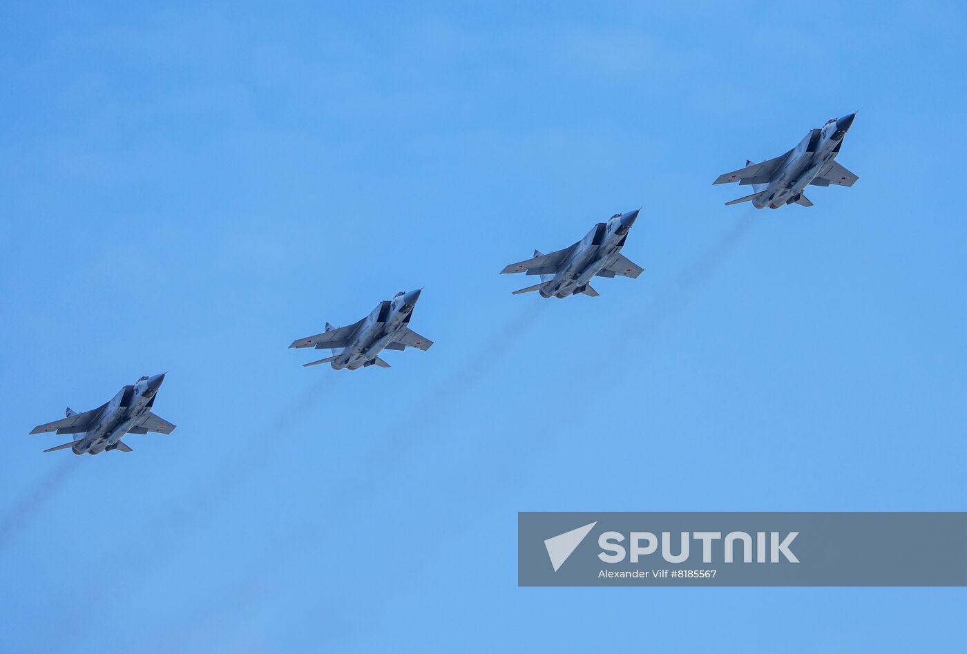 Russia WWII Victory Parade Rehearsal