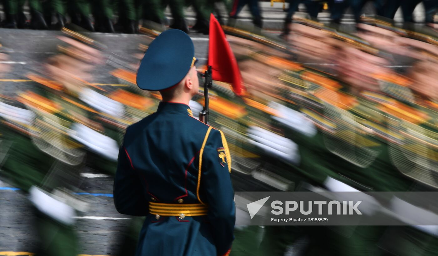 Russia WWII Victory Parade Rehearsal