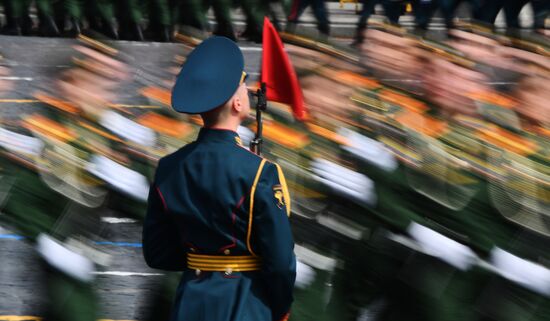 Russia WWII Victory Parade Rehearsal