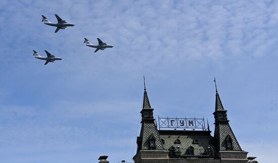 Russia WWII Victory Parade Rehearsal