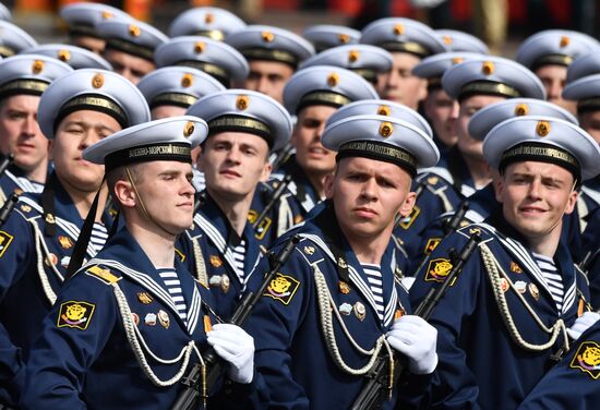 Russia WWII Victory Parade Rehearsal