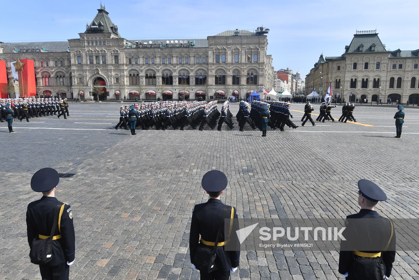 Russia WWII Victory Parade Rehearsal