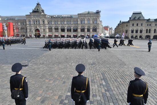 Russia WWII Victory Parade Rehearsal