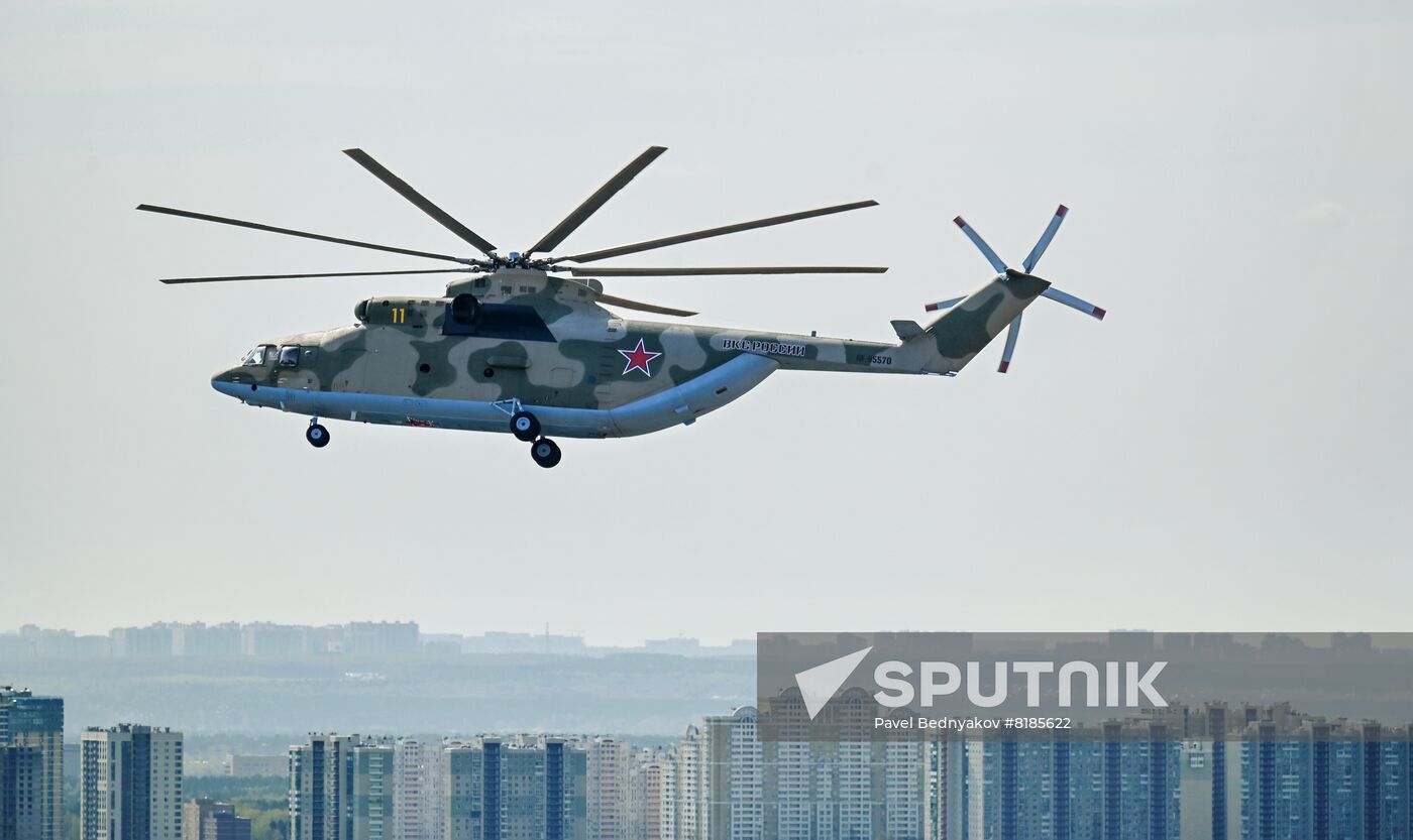 Russia WWII Victory Parade Rehearsal