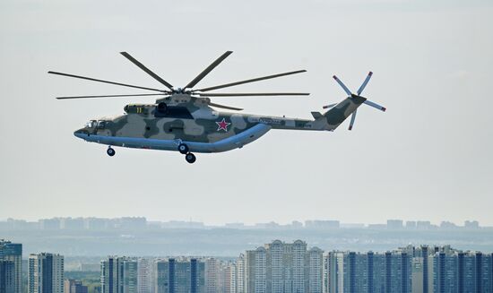Russia WWII Victory Parade Rehearsal