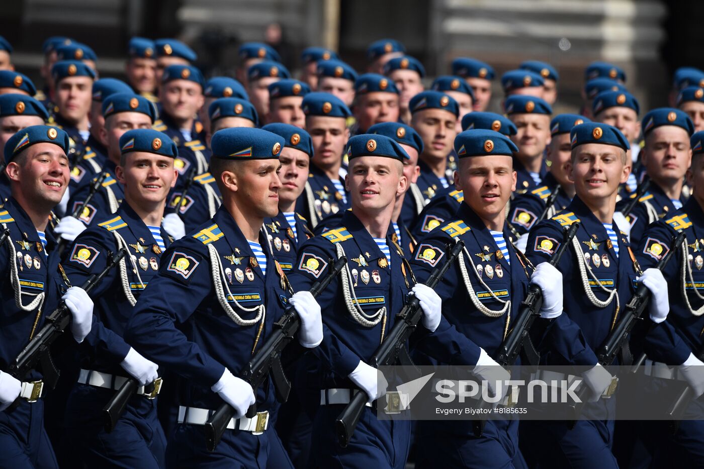 Russia WWII Victory Parade Rehearsal