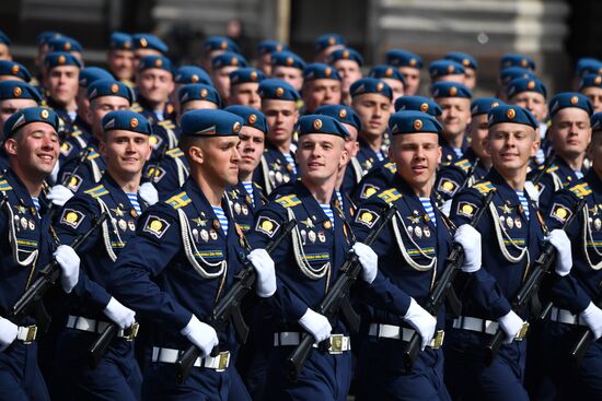 Russia WWII Victory Parade Rehearsal