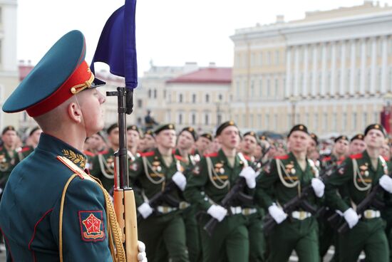 Russia Regions WWII Victory Parade Rehearsal