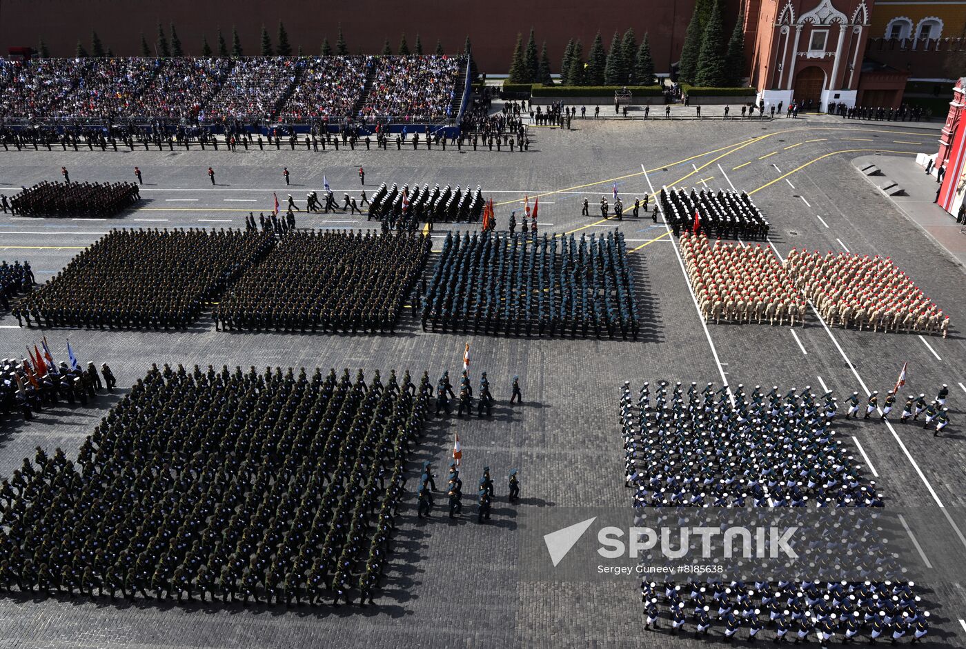 Russia WWII Victory Parade Rehearsal