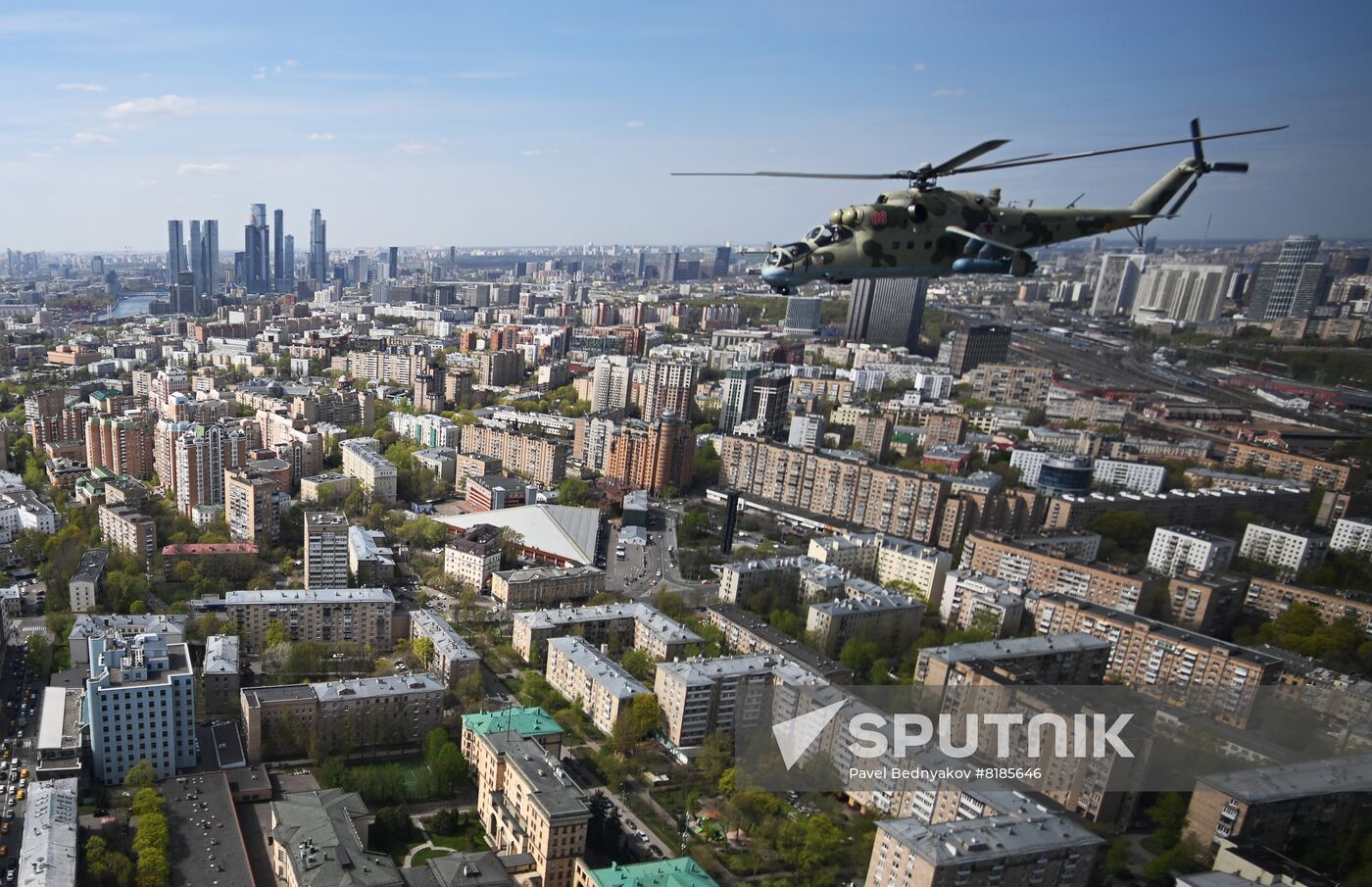 Russia WWII Victory Parade Rehearsal