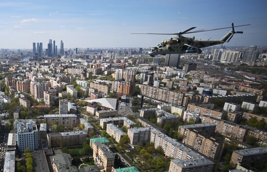 Russia WWII Victory Parade Rehearsal