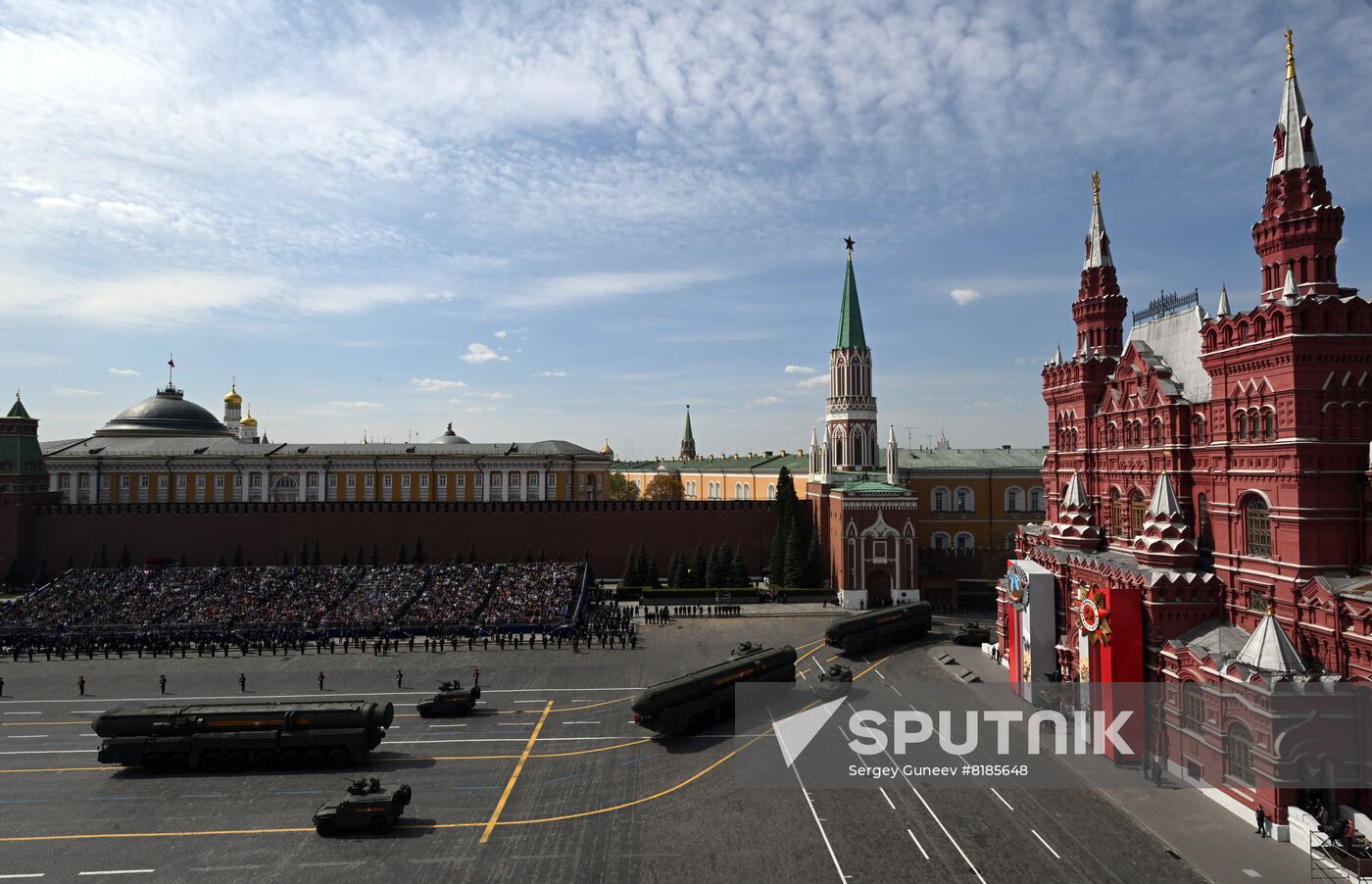 Russia WWII Victory Parade Rehearsal