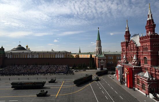 Russia WWII Victory Parade Rehearsal