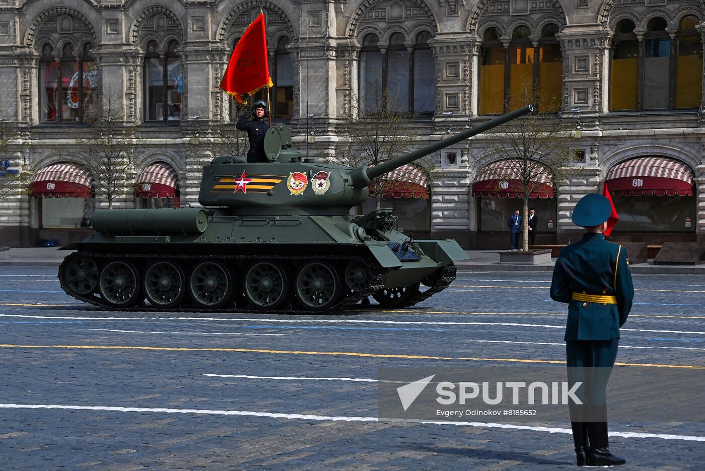 Russia WWII Victory Parade Rehearsal