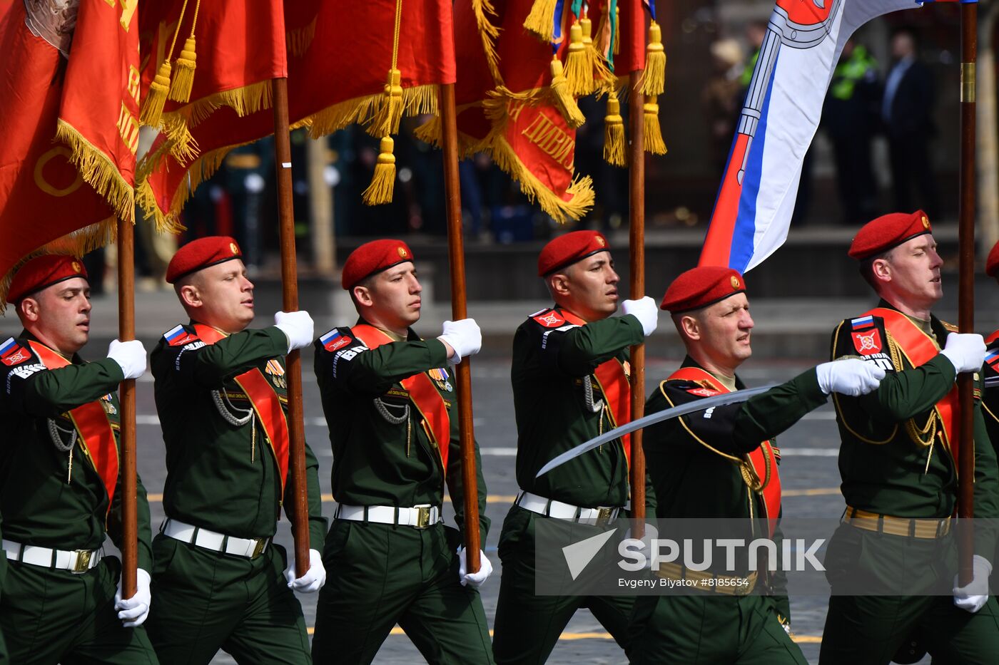 Russia WWII Victory Parade Rehearsal