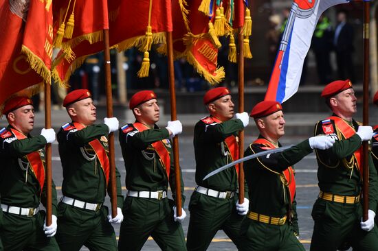 Russia WWII Victory Parade Rehearsal