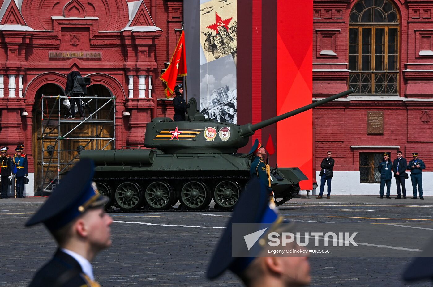 Russia WWII Victory Parade Rehearsal