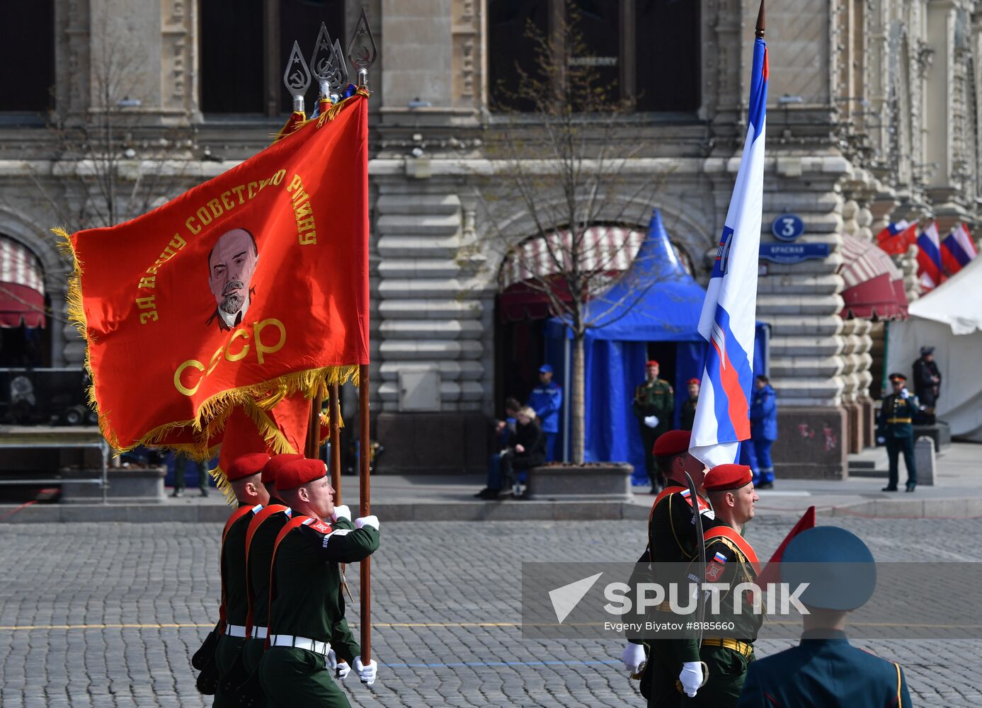 Russia WWII Victory Parade Rehearsal