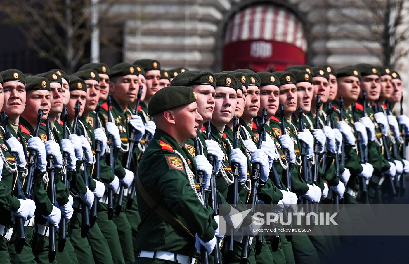 Russia WWII Victory Parade Rehearsal