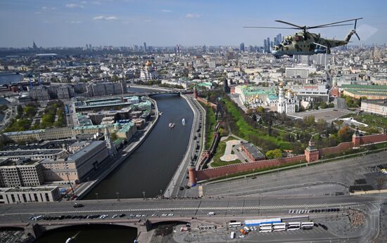Russia WWII Victory Parade Rehearsal