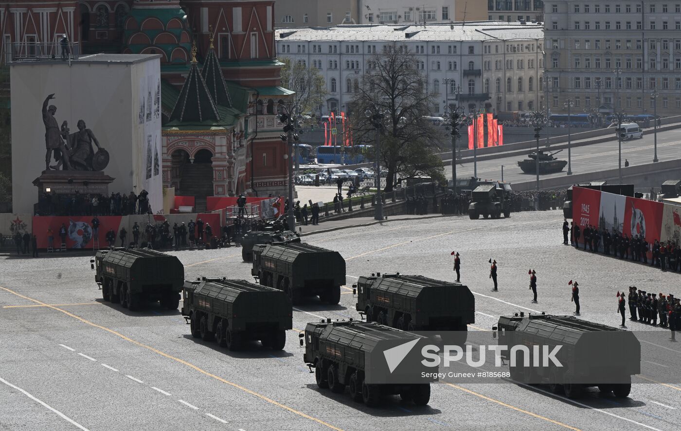 Russia WWII Victory Parade Rehearsal