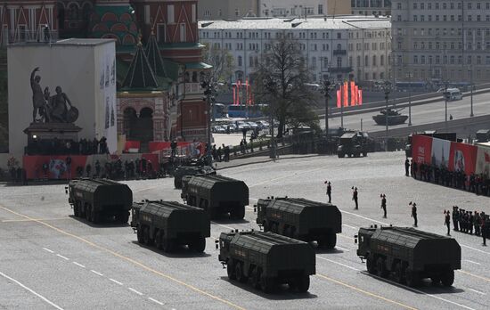 Russia WWII Victory Parade Rehearsal