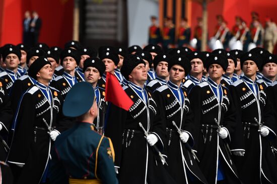 Russia WWII Victory Parade Rehearsal