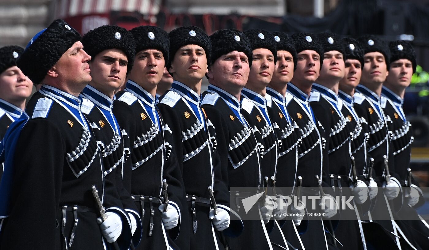 Russia WWII Victory Parade Rehearsal