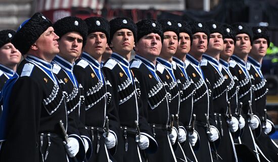 Russia WWII Victory Parade Rehearsal