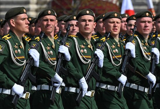 Russia WWII Victory Parade Rehearsal