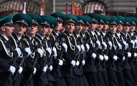 Russia WWII Victory Parade Rehearsal