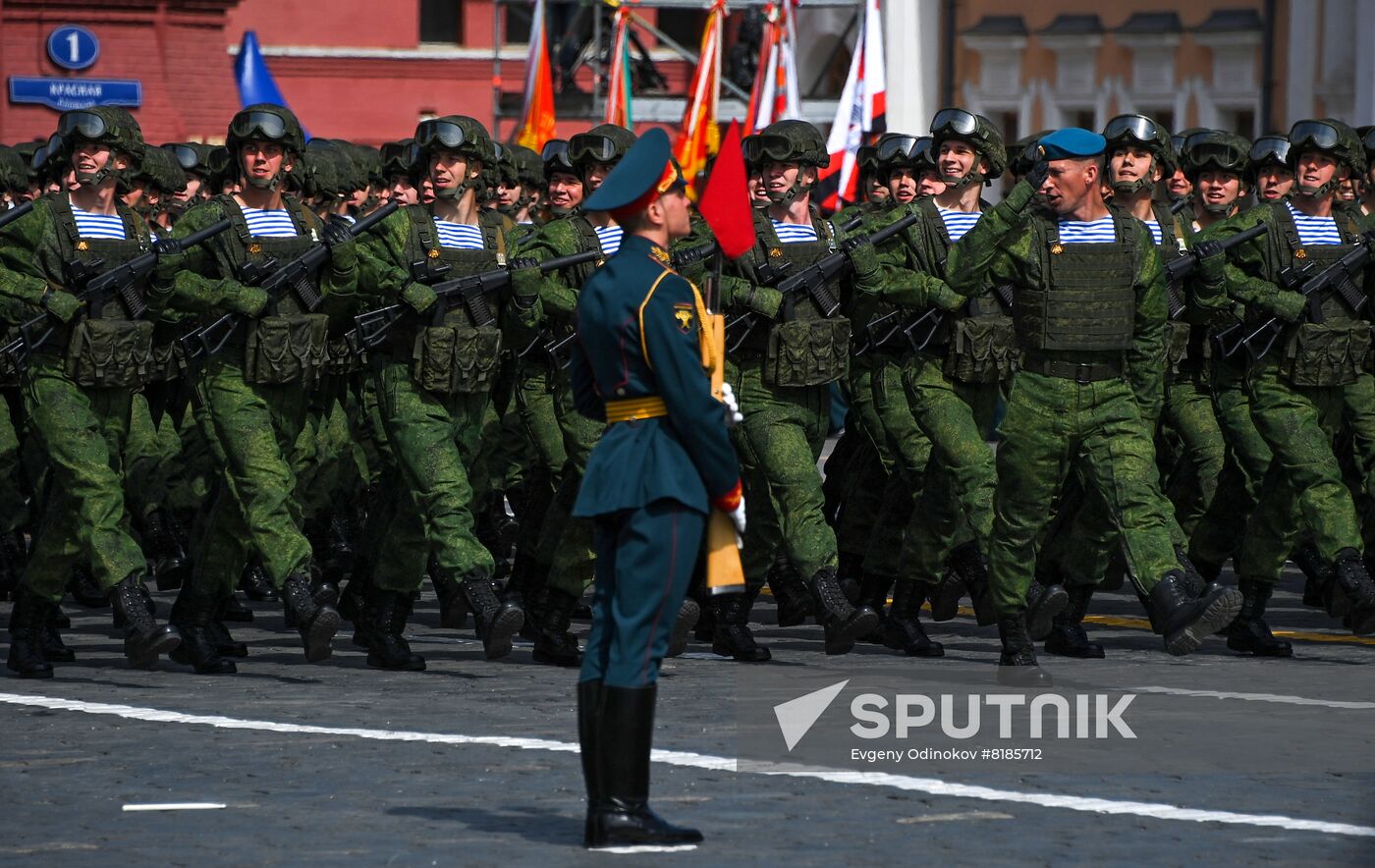 Russia WWII Victory Parade Rehearsal