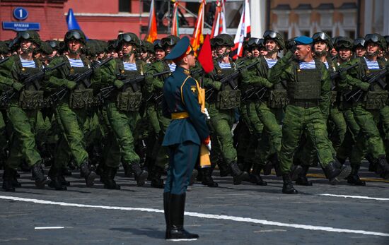 Russia WWII Victory Parade Rehearsal