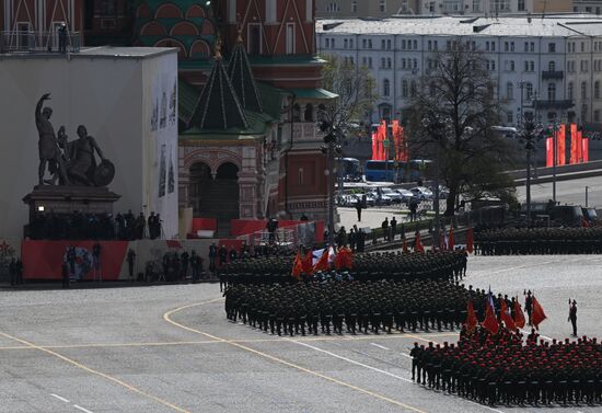 Russia WWII Victory Parade Rehearsal