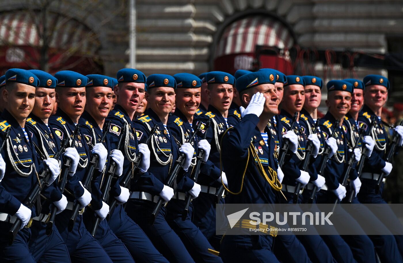 Russia WWII Victory Parade Rehearsal